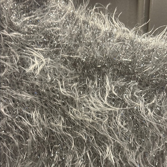 Urban outfitters cozy Fuzzy silver Sweater - Picture 3 of 5